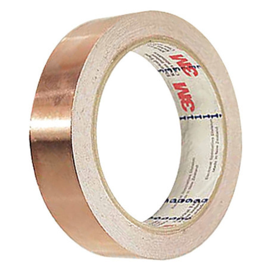 3M EMI Copper Foil Shielding Tape 1181, 3/8 in x 18 yd