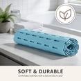 thumbnail image 6 of OTHWAY Non Slip Shower Mat for Tub & Inside Shower,36.6" x 16.9" Soft TPE Bath Mat with Suction Cups,Easy to Cut Shower Floor Mat,Machine Washable Bathtub Mats(Light Blue), 6 of 10