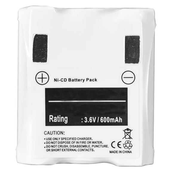 Batteries N Accessories BNA-WB-C345 Cordless Phone Battery - Ni-CD, 3.6V, 600 mAh, Ultra High Capacity Battery - Replacement for Cidco 60AAS3B2, 60AAS3BV1Z, DAA850X3 Battery
