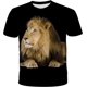 thumbnail image 1 of "Xishao Playeras Hombre Camiseta Personalizada con Estampado De León para Hombre, Camiseta De Manga Corta con Estampado 3D, Camiseta Informal De Verano con Cuello Redondo De Hip-Hop para Hombre" Xishao ropa, 1 of 2