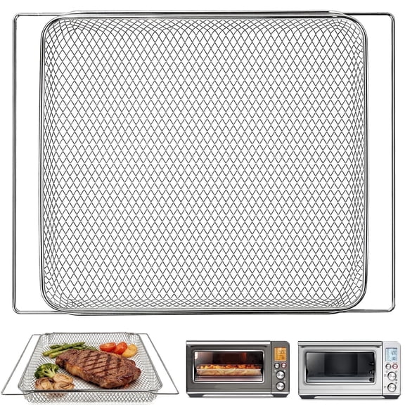 GCQ Air Fryer Basket for BOV860BSS Smart Oven Air Fryer and Breville BOV845BSS Smart Oven Pro Countertop,14.1" x 11.1" Toaster Oven Baskets Accessories Replacement Parts