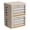 Beige-15.7x 11.8x 11.7 Inch, variant on Storage Chest Boxes Lvory White 15.7x 11.8x 9.8Inch 2 Pack Foldable Linen Fabric Organizer