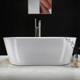 thumbnail image 3 of WOODBRIDGE BN Freestanding Tub Brushed Nickel Faucet, F0014 BN, 3 of 6