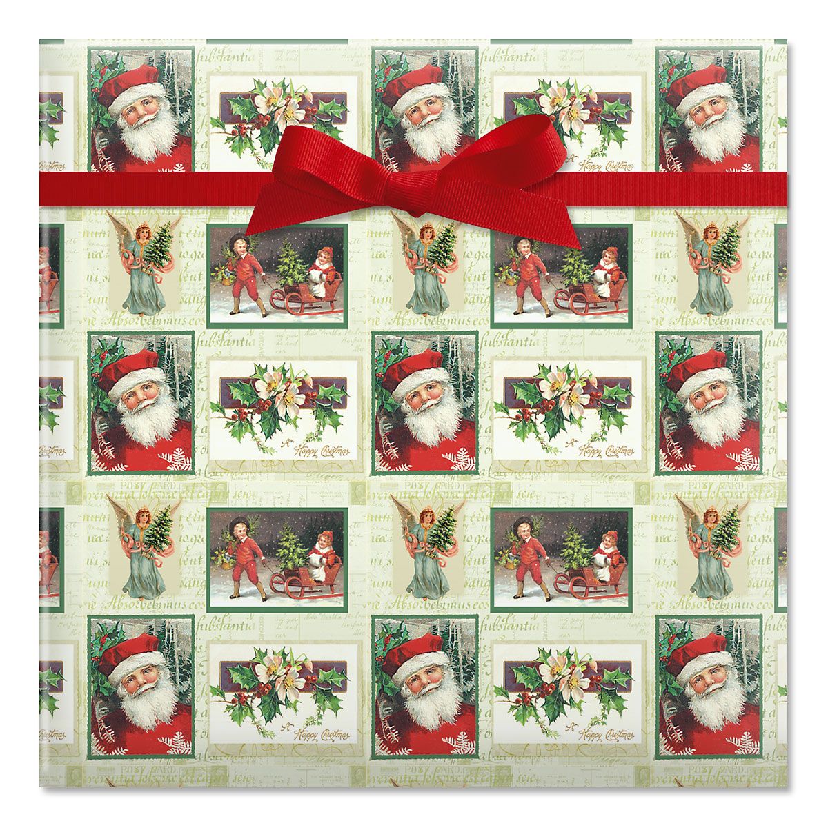 Christmas Woods Jumbo Rolled Gift Wrap - 1 Giant Roll, 23 Inches