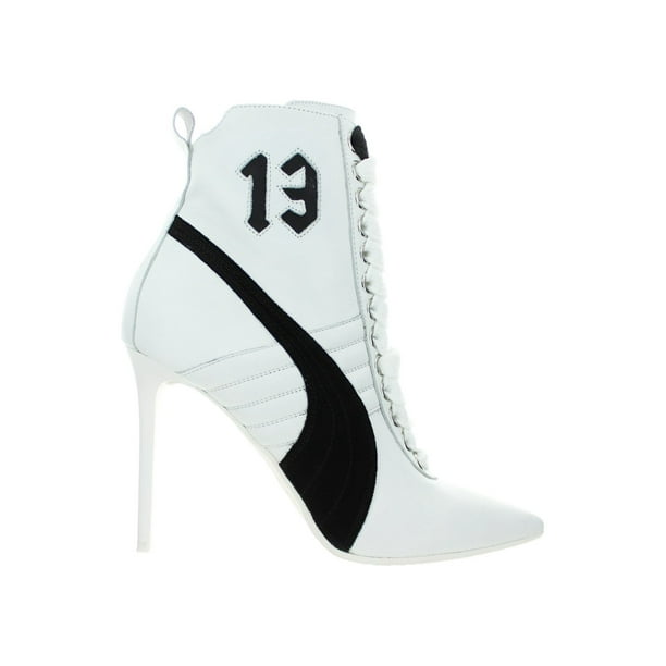 Puma Womens X Fenty By Rihanna Sneaker High Heel Leather White Bl Walmart Com Walmart Com