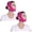 Hot Pink, variant on Soft Fabric Face and Neck Support Wrap - Adjustable Stretchy Headband, Breathable Lightweight Comfortable Design, Daily Use Chin Support, Skin Friendly Soft Band, Reusable and Washable 1PC*1