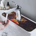 thumbnail image 7 of Sikiie Butterfly Sitting on a Flower Splash Guard for Sink Faucet-1 PC Super Absorbent Fast Drying Mat Sink Gadgets-Splash Guard for Kitchen, Sink Mat, 7 of 7