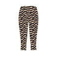 thumbnail image 3 of Womens Summer High Waisted Printing Capris Matching Slim Fitting Yoga Gym Pants, 3 of 6
