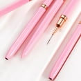 thumbnail image 5 of Nail Liner Brush Set Purple - Pens Liner Brushes Set 5Pcs Black Color Nail Tools for Long Lines Thin Drawing Liner Brush Gel Polish Painting Nail Design Sizes 5/8/12/20/25Mm, Nail Brush, Nail, 5 of 7