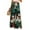 Army Green, variant on Ladies' Christmas Printed Wide Leg Pants - Loose Casual Elastic Waist Drawstring With Pockets, Army Green Size L
