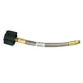 thumbnail image 2 of Marshall Excelsior Propane Hose MER425SS-15P For Connecting Propane Cylinders To The Propane Regulator; With Thermal Protection; 15 Inch Length; Braided Stainless Steel And Brass; Packaged, 2 of 3