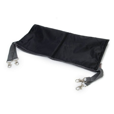 

HOMEMAXS Pet Cat Dual Sided Hammock Bed Hanging Bed for Winter Summer Use - Size S (Black)