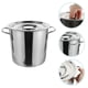 thumbnail image 4 of Olla de acero inoxidable para sopa, cubo para cocinar mariscos, cubo de metal para sopa, olla con tapa, 4 of 8