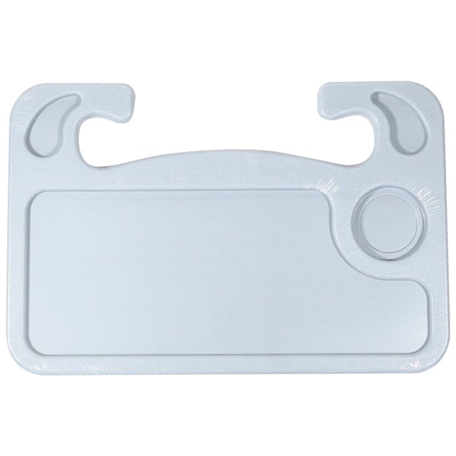 Kenally Volante de para coche, carrito de trabajo para comer, bebida, comida, café, soporte para artículos, bandeja para coche, ordenador Automoción decorativa y accesorios Gris Kenally VI001106-02B