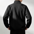 thumbnail image 6 of Men's Softshell Jacket Raglan Sleeves Lightweight Waterproof Rain Jacket Zip Up Windproof Windbreaker, 6 of 8