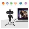 thumbnail image 2 of 1440p Full HD PC Webcam With Microphone, Tripod, For USB Desktop Laptop,Live Streaming Webcam For Video Calling For Conferencing, Live Streaming, Recording, 2 of 6