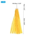 thumbnail image 2 of Uxcell Bike Streamers, Colorful Scooter Handlebar Tassels Grips Ribbon Accessories Decorations for Girls Tricycle Handles Gold, 2 of 6