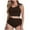 Coffee, variant on VBTAPA High Waisted Bikini Set Womens Tummy Control 2 Piece Bathing Suit Surfing Athletic Beach Swimsuit with Tie Side Knot Limited Time Sales of Today Coffee XXL