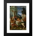 thumbnail image 2 of Anonymous 14x18 Black Modern Framed Museum Art Print Titled - Saint Benedict Exorcising the Devil, 2 of 5