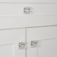 thumbnail image 4 of Grandeur Carr-Crys-Knob Carre 1-1/4” Square Crystal Cabinet Knob - Bronze, 4 of 7