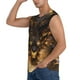 thumbnail image 3 of Balery Cool Black Gold Dragon Camisetas sin mangas para hombre, absorbe la humedad y protege contra el mal olor.-Large, 3 of 7