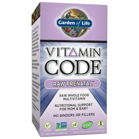 Garden of Life Vitamin Code Raw Prenatal, 90 Capsules