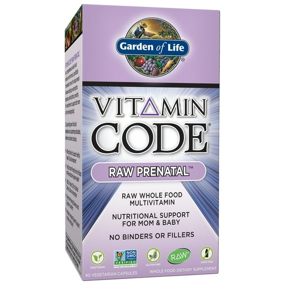 Garden of Life Vitamin Code Raw Prenatal, 90 Capsules