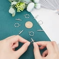 thumbnail image 4 of 5sets Resistant 304 Stainless Steel Toggle Clasps Stainless Steel color Toggle: 21x16mm Hole: 3mm Bar: 23x3mm Hole: 3mm, 4 of 6