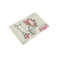 thumbnail image 3 of MKHERT Paris Eiffel Tower Vintage Bicycle Poster Newspaper Doormat Rug Home Decor Floor Mat Bath Mat 23.6x15.7 inch, 3 of 3