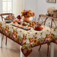 thumbnail image 2 of Fall Rectangle Tablecloth 60×102 Inch,Fall Pumpkin Tablecloths Thanksgiving Washable Table Cover, Autumn Decoration Table Cloths for Party Picnic Dinner Table Decor, 2 of 6