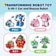 thumbnail image 3 of Sbsg Robocar Poli 4 Pack Poli + Amber + Roy + Helly Transforming Robot Toys, 4" Transformable Action Figure Toy, Emergency Vehicle Playset, Holiday Bi, 3 of 5
