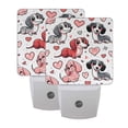 thumbnail image 7 of Dachshund Dogs and Heart Night Light 2 Pack LED Nightlight Plug into Wall Dusk to Dawn Sensor Soft White, 7 of 7