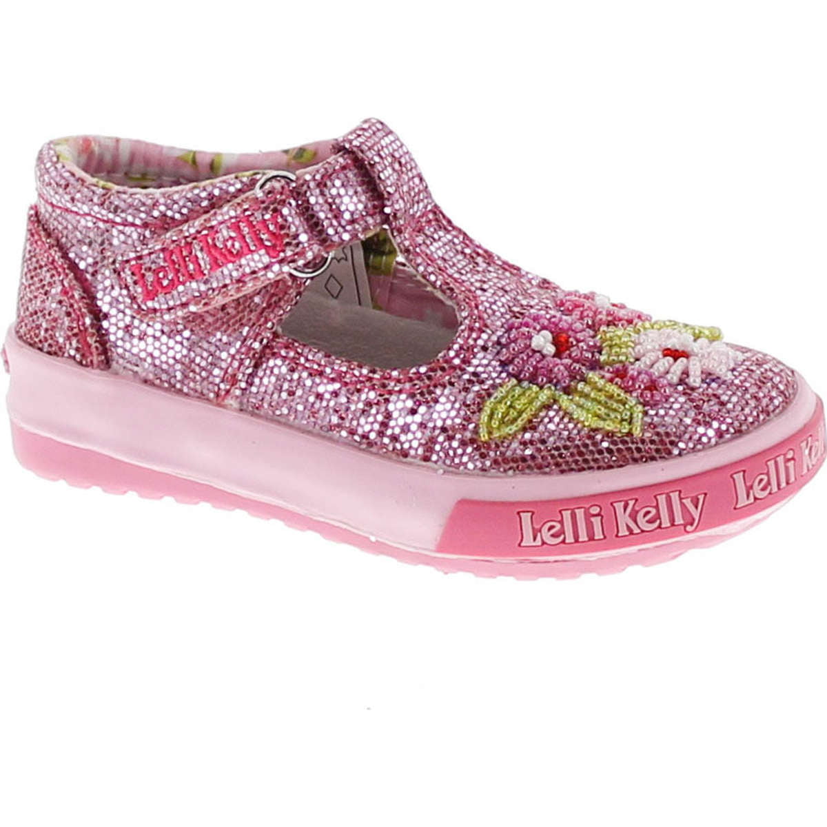 Details about   Lelli Kelly Girls Mary Jane Shoes LK3014 Ranbow Jackie Multi glitter 