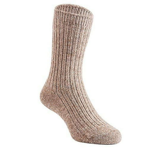 Lian LifeStyle Baby's 1 Pair Remarkable Wool Blend Crew Socks, Cozy, Colored and Soft Size S13-15cm/3Y-5Y HR1617 Beige