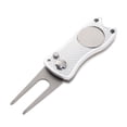 thumbnail image 1 of Shisuyan Golf Repair Tool 1Set Silver Aluminum Ergonomic Design For Putting Green, 1 of 8