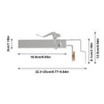 thumbnail image 4 of Clip de Fixation Réglable en Acier Inoxydable Parfait pour Installation de Tiroir pour Salon et Chambre, 4 of 9