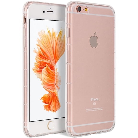GSA Soft Flexible TPU Phone Case for Apple iPhone 6 Plus, 6S Plus - Clear