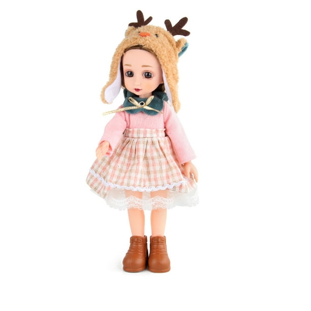 Vogacara 1 Juego de muñecas para niños, muñecas con articulaciones móviles para niñas, divertido juguete educativo para edades tempranas, accesorio Muñecas y casas de muñecas Vogacara FN001995-00