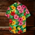 thumbnail image 5 of Timoontee Hawaiian Shirt For Men Unisex Summer Beach Casual Short Sleeve Button Down Shirts Printed Clothing Multicolor XXXL, 5 of 9