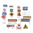 thumbnail image 2 of Coche Accesorios de juguete Señales de tráfico Niños Conocimiento del tráfico Aprendizaje de simulación, 2 of 9
