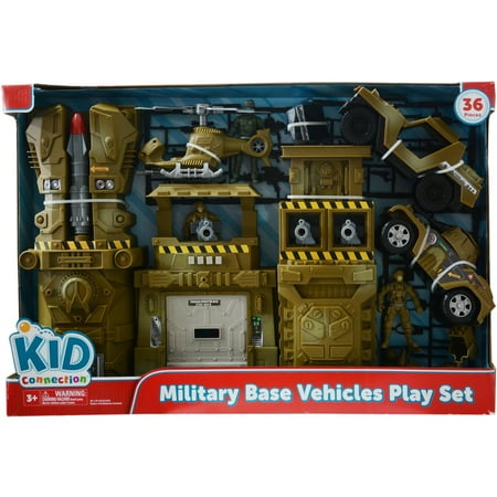 Kid Connection Military Base Vehicles Play Set
