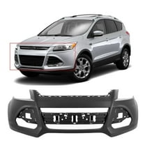 munirater Primered Front Bumper Cover W/Park Assist Replacement for 2013-2016 Ford Escape