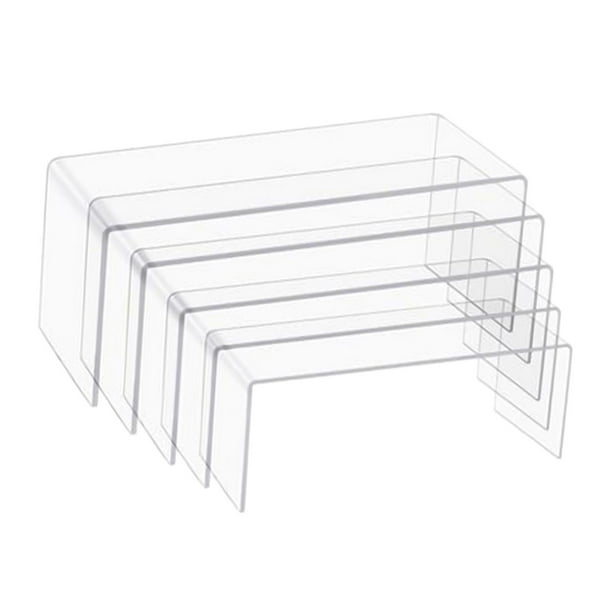 Expositor de acrílico transparente para figuras (5 tamaños) 3 mm