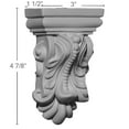 thumbnail image 2 of Ekena Millwork 3"W x 1 1/2"D x 4 7/8"H Orion Corbel, 2 of 4