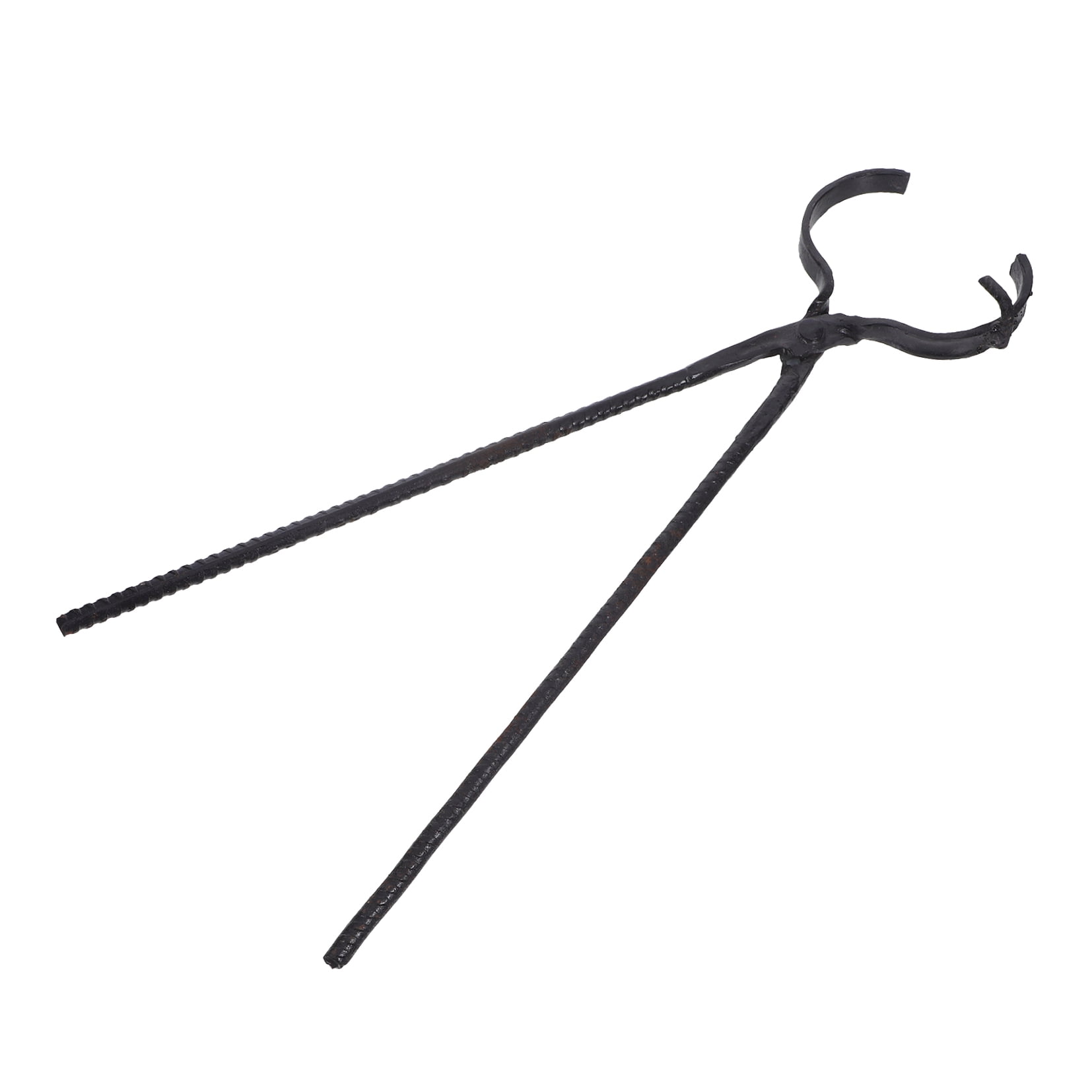RENACLIPY Black Steel Crucible Tongs High Precision Tool for Smelting and Metalwork