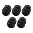 thumbnail image 1 of Abrazaderas de cable M32x1.5 Unique Bargains 28.5mm / 1.12" Junta impermeable de tubo recto de PA66 Nylon negro 5 piezas, 1 of 1