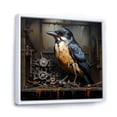 thumbnail image 2 of Designart "Steampunk Brown Bird II" Animals Framed Wall Art - Traditional Brown Bird Living Room Framed Canvas Art, 2 of 6