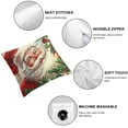 thumbnail image 4 of BANET Red Christmas Pillow Covers Merry Christmas Throw Pillow Cover Farmhouse Christmas Decorations Winter Holiday Decor for Home Couch 22x22in, 4 of 5