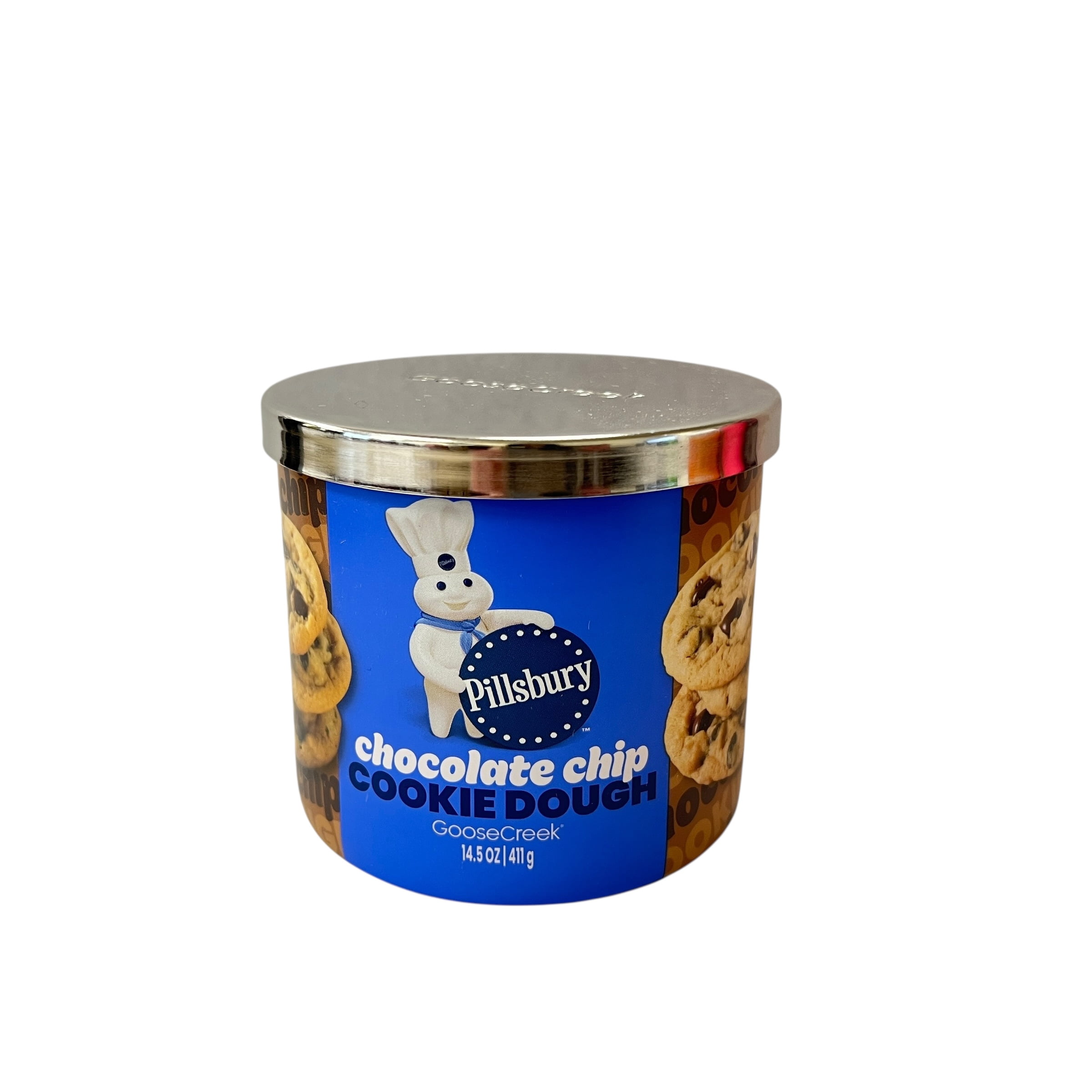 Goose Creek Chocolate Chip Cookie Dough Scented 3 Wick Candle 14.5 oz