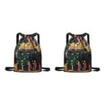 thumbnail image 4 of relayinert Scratch Resistant And Wear-resistant Dry-wet Separation Travel Sports Backpack Lightweight And Easy To Carry Cloth Under the FlowerTree 2Set, 4 of 6